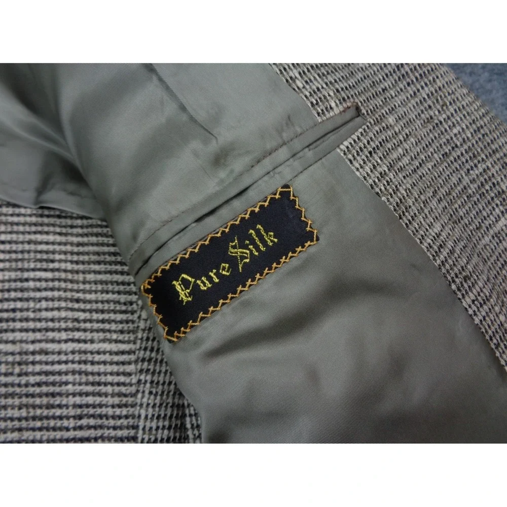 Oxxford Clothing Blazer Mens Silk Sport Coat Jacket 41 R Mint
